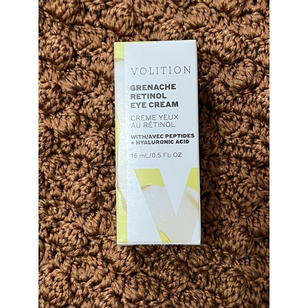 Volition Grenache Retinol Eye Cream Peptides Hyaluronic Acid New In Box Skincare - Picture 2 of 3